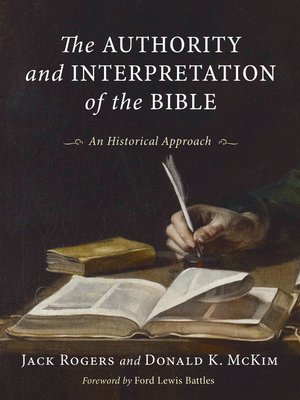 cover image of The Authority and Interpretation of the Bible